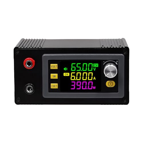 Kznifmk Fuente de Alimentación con Regulador de CC Ajustable CNC XY6506, Módulo Reductor de Corriente Constante y Voltaje Constante, 65 V, 6 A, 390 W, Producto Terminado