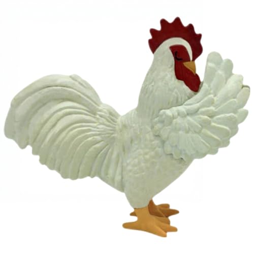 2 Pcs Mini Resin Animals Rooster Kitchen Decor, 2 Inch