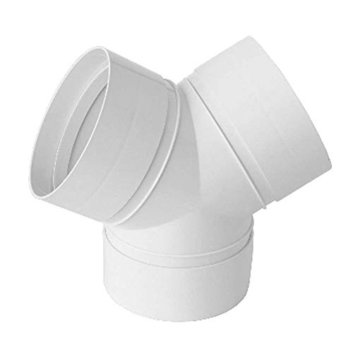 First Cappa Raccordo A Y Diam. 125 Mm In Abs La Ventilazione