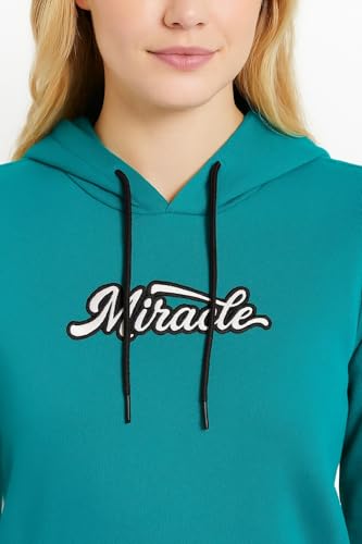 Image of Raves Womens Stylish Printed Hoodie | Trendy Cotton Fleece Hooded Sweatshirt for Women & Girls | Full Sleeve Winter Wear Pullover
