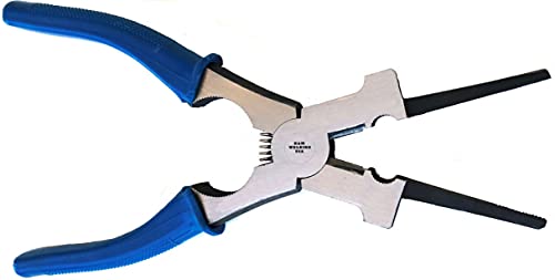 KM Specialty Tools New Blue 8inch Multifunction Mig Welding Pliers for Metal Fabricators