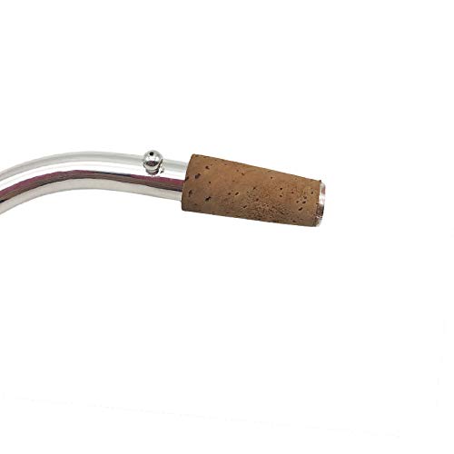JVSISM Bassoon Metal Mouthpiece Bocal Crook for Woodwind Instrument Parts 20.7cm Length