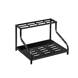 DeeRace スキー収納ラック スノーギア収納 実用的 頑丈 フロアスタンド スキー用具オーガナイザー ヘルメット ポール 地下室用