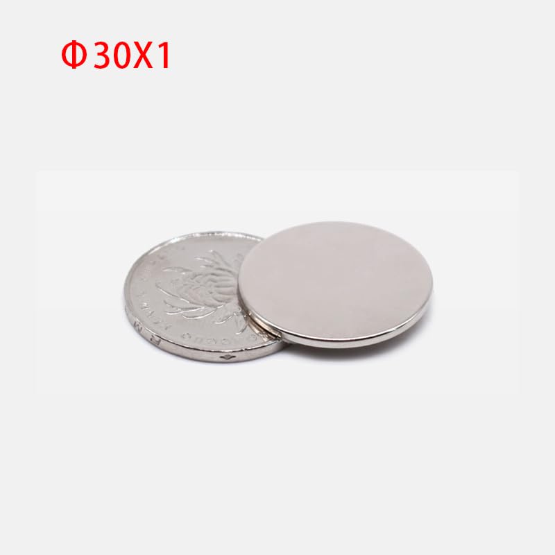 Dysk neodymowy mały cienki okrągły arkusz magnetyczne magnesy ziem rzadkich (25 x 1 mm (50 szt.)