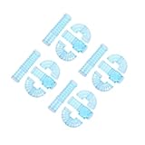 VICASKY 4 Sätze Hamster DIY Tunnel Teiliges Rohrsystem mit Verstärktem Eingang Kratzfest Kompatibel mit Verschiedenen Käfigdesigns Sicherer Erkundungsspielplatz für Hamster und Kleintiere