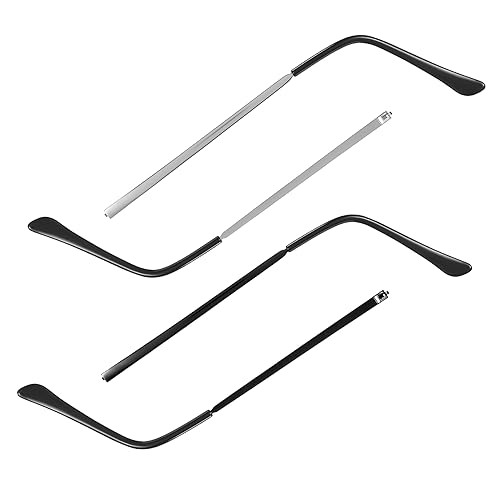 WOFASHPURET Comfortable Metal Eyeglasses Legs Replacement Temple Arms for Universal Frames