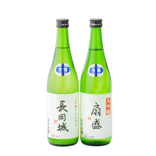 大吟醸扇盛720ml&長岡城720ml