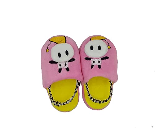 Mag Creations Kids Cute House Winter Fur Lined Warm Indoor Slippers casual flip flops for Baby kids Unisex Stylish Trendy fashionable Slide slippers, chappal,sandal for Baby kids girls boys