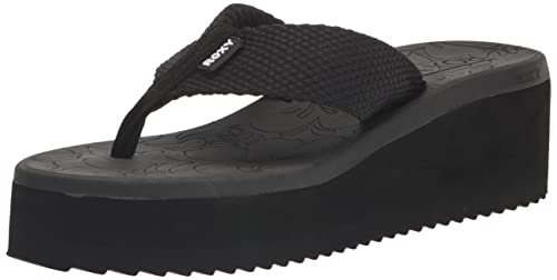 Roxy Women's Kallie Platform Flip Flop Sandal Wedge