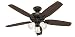 Hunter Indoor Ceiling Fan, with pull chain control - Builder Plus 52 inch, New Bronze, 53238