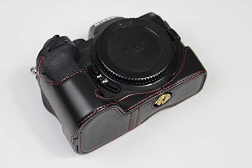 Funda semirígida de cuero para cámara Nikon Z5 Z6 Z7 miniatura 2