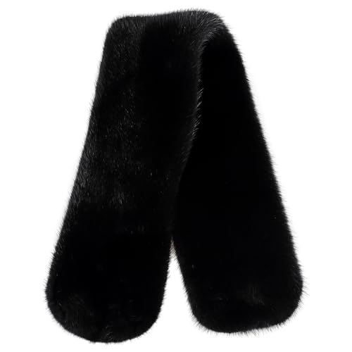 Unisex Winter Warm Real Mink Fur Scarf, Neck Warmer, Fur Collar3