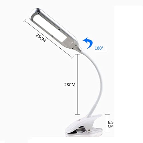 Lampe de chevet à clipser portable avec éclairage de lecture créative