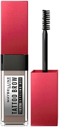 Maybelline Tattoo Brow 3 Day Styling Brow Gel, Grey Brown, Semi-Permanent