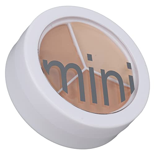 YUYTE Paleta de Contorno de Corrector de 3 Colores, Corrector de Crema para la Piel, Contorno y Brillo, Oculta Ojeras, Imperfecciones, Resistente Al Agua de Larga Duración, 15 G