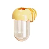 Thewasc Papageien-Obstlieferant mit abnehmbarem Boden für einfache Reinigung, ABS-Stoffkäfig, montiert gegen Verschmutzung, neuer Gemüselieferant für Vögel