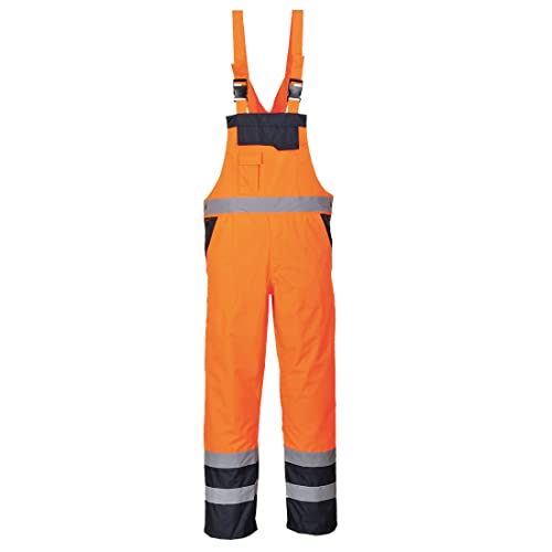Portwest Winterlatzhose, gefüttert, Größe: S, Farbe: Orange, S489ORRS