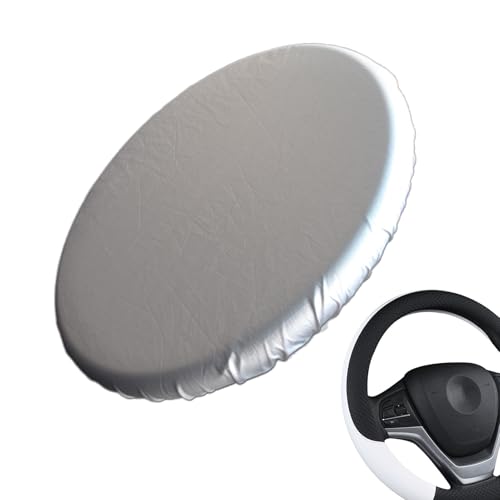 Parasol para el volante del coche, protección térmica reflectante para el volante del coche, accesorio universal | cubierta de protección térmica para viajes de verano, estacionamiento, protección al