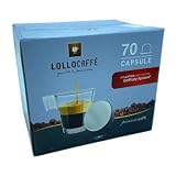 70 CAPSULE LOLLO COMPATIBILI CAFFITALY SISTEM MISCELA NERA