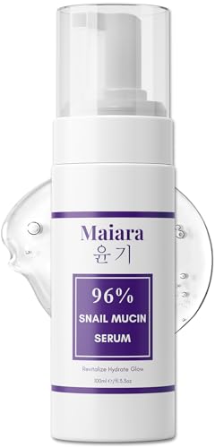 Snail Mucin Serum – 96% Advanced Snail Essence for Glowing Skin, Korean Hydrating Serum for Face & Skin, Skin Care Power for Radiant Beautiful Skin (100ml)