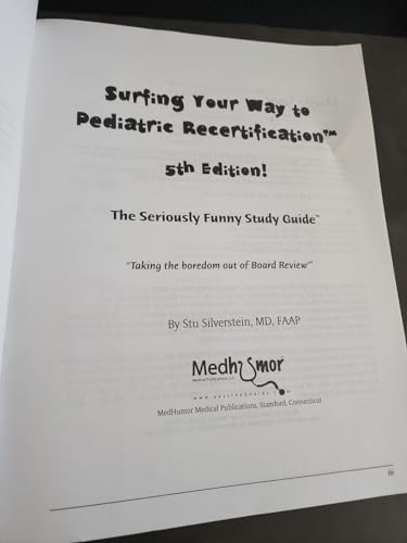 Surfing Your Way to Pediatric Recertification 5... 160743539X Book Cover