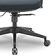 Waytex 78188 Rollen für Bürostuhl, 60 mm, universal, Farbe: Schwarz, 5 Stück