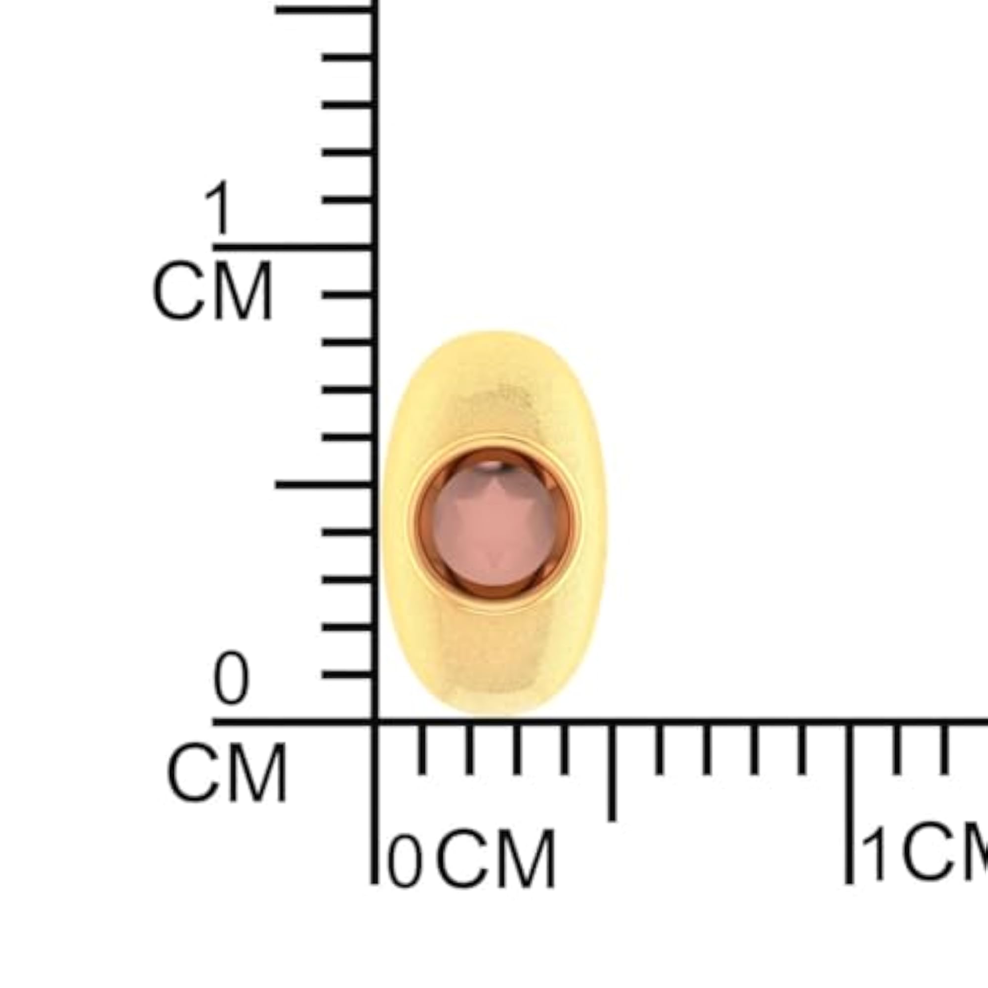 Men's 18KT Yellow Gold Minimalist Stud Earring