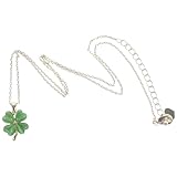 Pendentif trèfle : fabriqué en matériaux de , ce collier trèfle est résistant et indéformable. pendentif à quatre feuilles