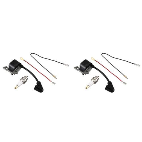 Bobina de encendido con bujía para motosierra MS170 y MS180, kit de repuesto de 2 piezas