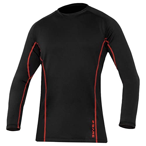 Bare Drysuit Undergarment Ultrawarmth Base Layer Mens Top (Medium) Black
