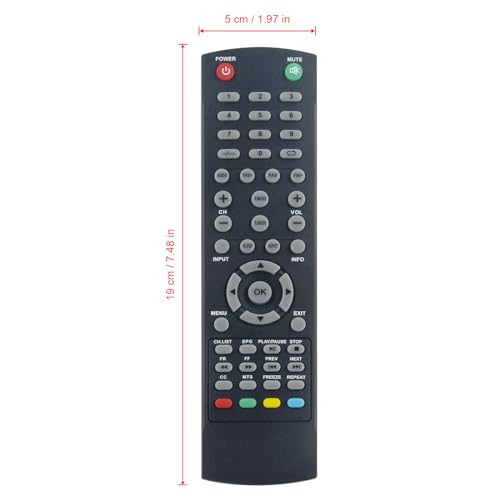 Télécommande de rechange pour TV RCA résout boutons bloqués RTU5820 - 2