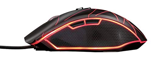 Trust Gaming GXT 160 Ture Mouse Gaming, Nero