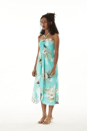 Image of Matchable Couple Hawaiian Shirt or Dress Signature Prints Pineapple | Sold Individually; Matchable Couple Collection; Soft Comfortable Fabric; Signature Tropical Prints; Vacation Ready