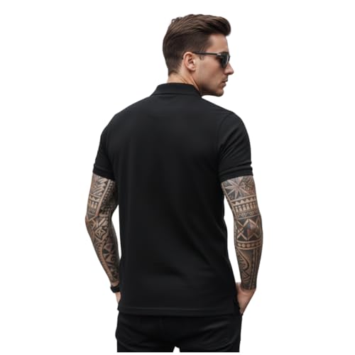 Image of SIDE UP Polo T Shirt for Man with Pocket, Polo T Shirts for Men, Summer Shirt with Collar, Half Sleeve, Cotton Blend, Light Weight, Comfotable Fit (Pack of 1) M to 3XL