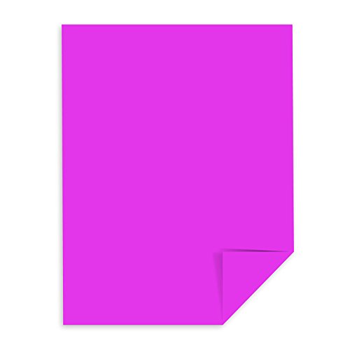 Neenah Paper Astrobrights Color Paper, 8.5” X 11”, 24 Lb/89 Gsm, Outrageous Orchid, 500 Sheets (21946) #TOP2