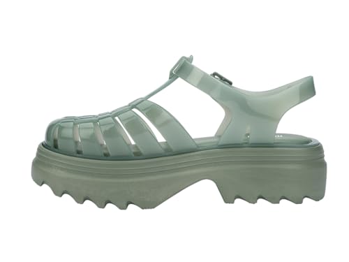 Image of Melissa Possession Platform II Jelly Sandals for Women - Classic Fisherman-Style Chunky Platform with Adjustable Ankle Strap, Lightweight EVA Sole, and Non-Slip Traction