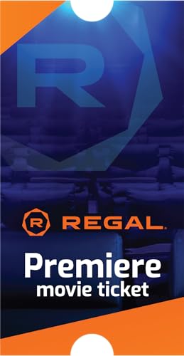 REGAL Premiere Movie Ticket – Digital Ticket, Instant Delivery –