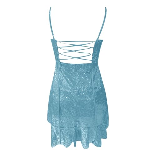 Robe de fête à paillettes et jupe à franges pour un mouvement fluide