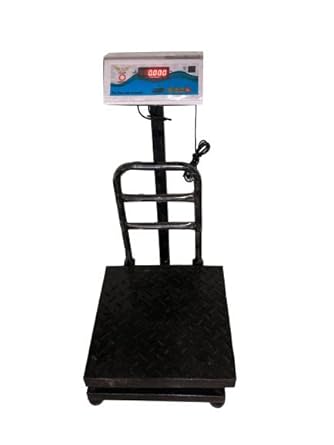 AVIARY 200kg Weight Capacity 20g Accuracy Digital weighing scale for Retail Shop, Industry and Factory with M.S Chekker Platform size 400x400mm (16 x 16 inches)