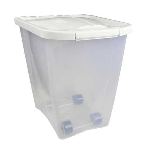 Van Ness 25-Pound Food Container with Fresh-Tite Seal with Wheels