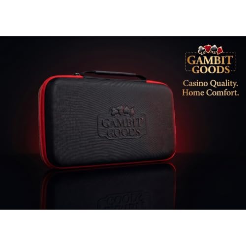 Image of Adult Casino Style 500 Chips /Pcs Poker Chips Set with A Unbreakable Aluminum Finish Case, 2 Decks of Card Game, 5 Dice, 1 Dealer Button for Kids(Classic Multiplayer Game)