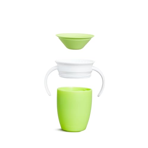 Image of Munchkin Miracle 360º Drip Cup with Handles and Lid 200ml - Green