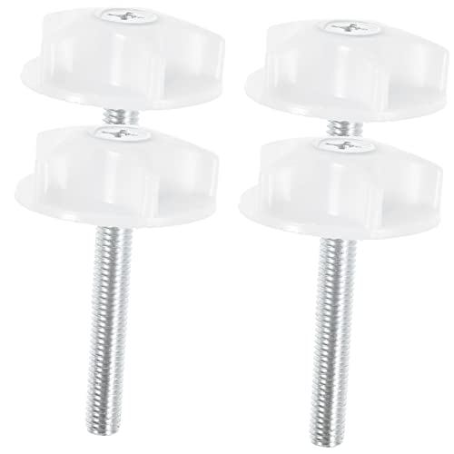 Angoily Bed Bolts for Headboard 4pcs Screws Washers Easy Install Bed Frame Screws and Bolts