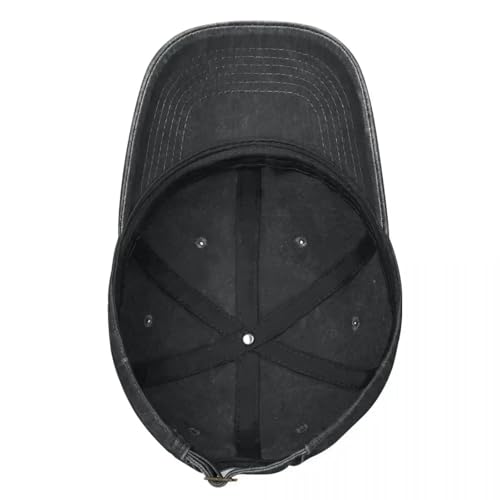 Casquette de baseball classique en coton denim ajustable pour hommes