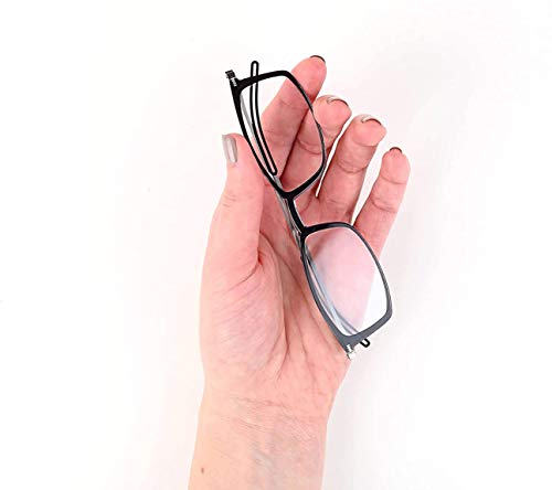 Thinoptics MBBKN1.0BLACKBLBAMZ Milano Aluminum Case + Frontpage Brooklyn Rectangular Reading Glasses thumb #6