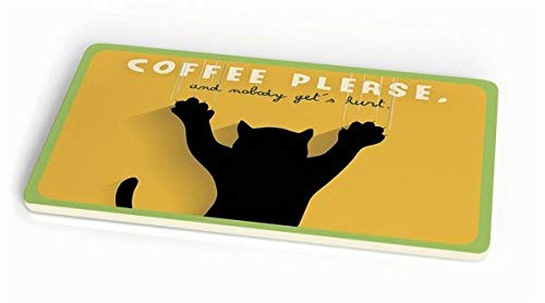 Preisvergleich Produktbild Chic.mic Bamboo Brotdose / Frühstücksbrettchen (Brettchen Coffee Cat)