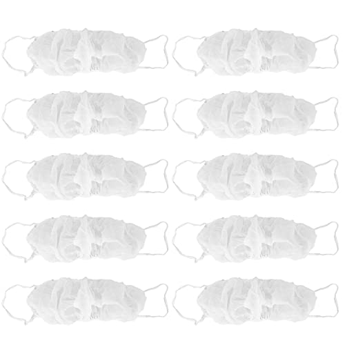 10pcs Disposable Bras Non Woven Fabric Disposable Beauty Salon Brassieres Top Underwear, Women's Disposable Bras Disposable Spa Top Underwear Brassieres Tops for Women(White) - Image 3