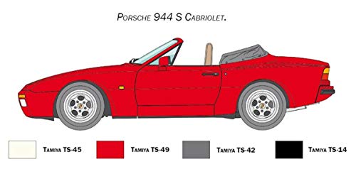 Italeri IT3646 510003646 0.0583333333333333 Porsche 944 S Cabrio-Modellbau, Bausatz, Standmodellbau, Basteln, Hobby… – Bild 5