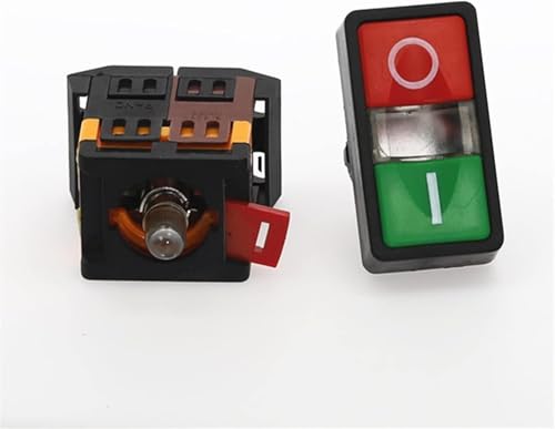 Interrupteur bouton démarrage arrêt AS-22N 25N LED 380v commande moteur