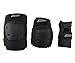 Allnice 3 in 1 Knee Elbow Pads Wrist Guards Thicken Skateboard Cycling Roller Skating Outdoor Sports Elbow Knee Wrist Protective Gear Pads Safety Gear Pad for Adult & Child Kid Use (L Size)